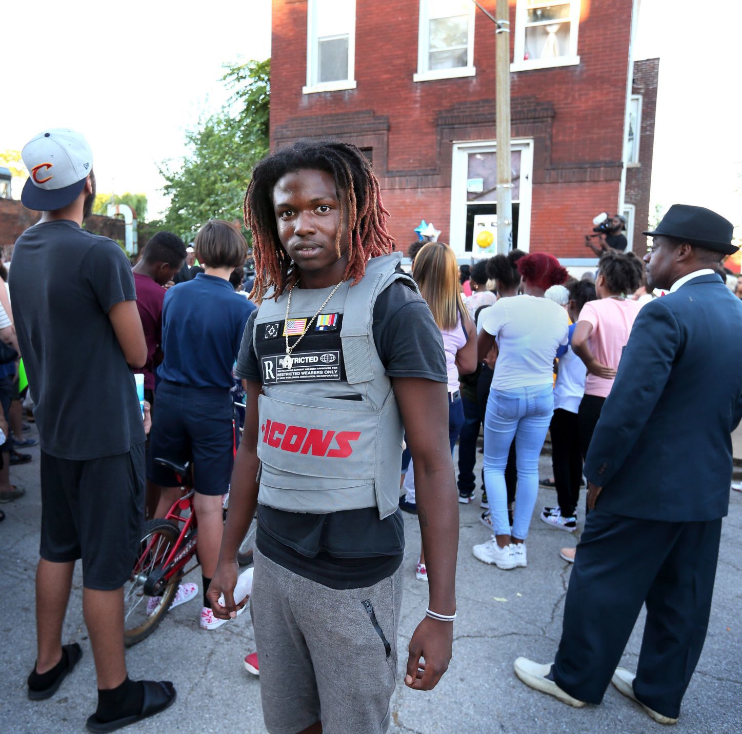 Vigil for 7-year-old Xavier Usanga killed by stray bullet in St. Louis